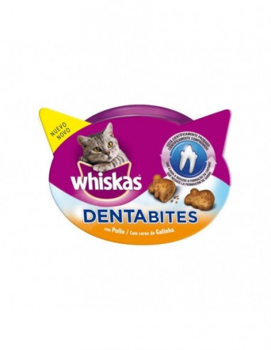 Whiskas Dentabites con pollo 40gr (x8)