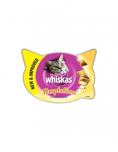 Whiskas Temptations Pollo 60g (x8)