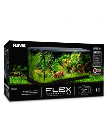 Fluval Flex 123 litros Negro