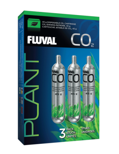 Fluval CO2 Cartucho Desechable 45g 3Pc