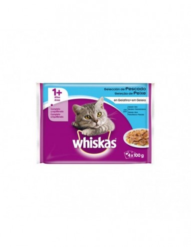 Whiskas Seleccion Pescado 4x100gr (13...