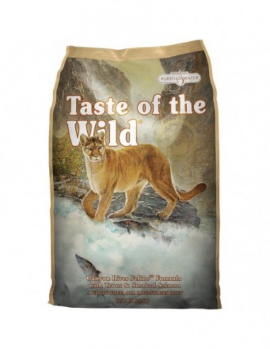 Taste of the wild Canyon River gatos...