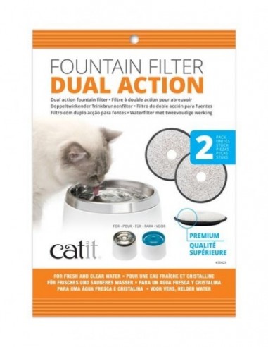 CATIT CARTUCHO FUENTE ACERO INOX  2 lts