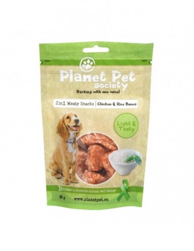 Planet Pet Huesitos pollo y arroz 80gr