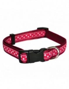 Rosewood Collar rojo puntos...