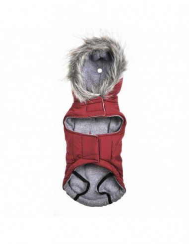 Parka roja capucha Oh my dog ! T30