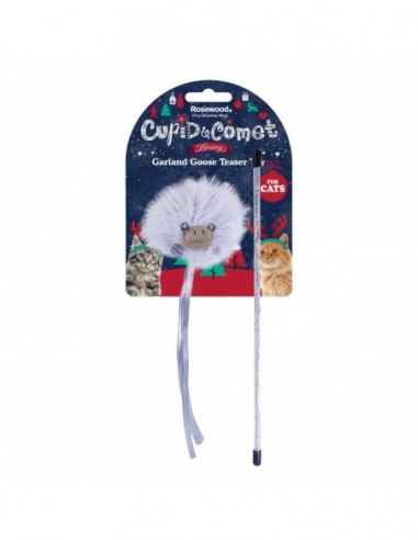 Rosewood Xmas caña gato Ganso Garland...