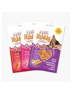 Catit Nibbly Jerky, Pollo, 30g