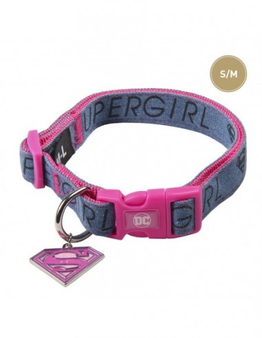 COLLAR PARA PERRO   S-M  SUPERGIRL