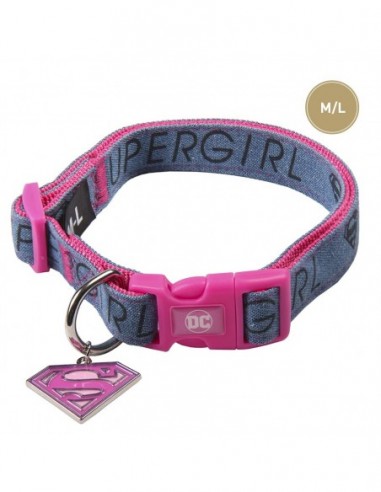 COLLAR PARA PERRO   M-L  SUPERGIRL