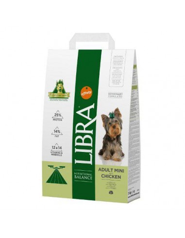 Libra Dog Adult mini con pollo 3 kg