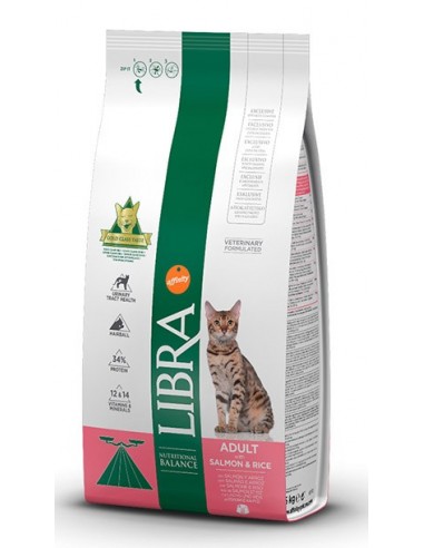 Libra gato Adulto salmón y arroz 1.50 kg