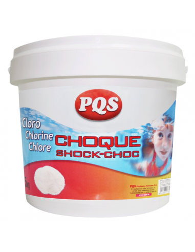 PQS cloro choque en pastillas 5 kg