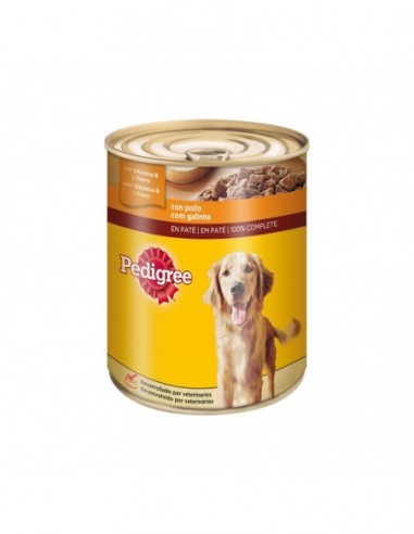 Pedigree Perro Pollo Lata 800g (x12)