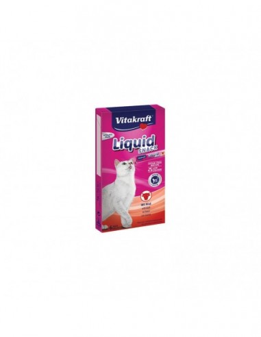 Vitakraft Cat Liquid Snack Ternera 6uds