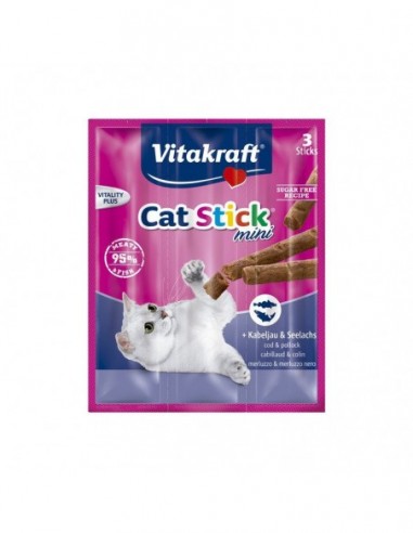 Vitakraft Cat-Stick Mini Bacalao-Atun...