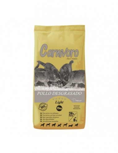 Carnivoro light pollo desgrasado 15 kg