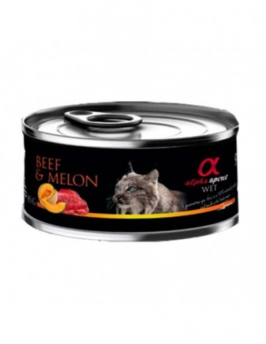 Alpha Lata Gato Buey Melón 18x85gr