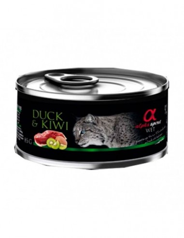 Alpha Lata Gato Pato Kiwi 18x85gr